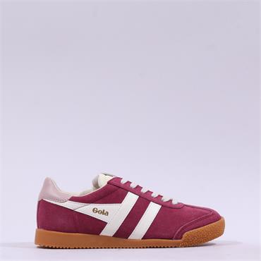 Gola Elan Retro T Toe Gumsole Trainer - Cerise